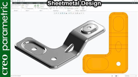 creo parametric sheet metal tutorial pdf|creo parametric user guide PDF.